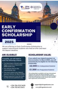 University of Greenwich Announces Automatic Early Confirmation Scholarship for September 2025 Intake