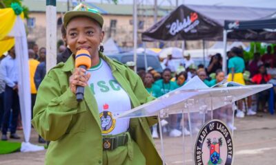 Lagos Governor's Wife Encourages NYSC Members to Contribute Positively