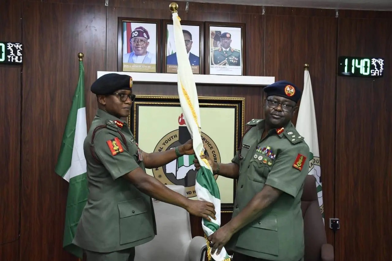 Brig.-Gen. Olakunle Nafiu officially assumed office as the 23rd Director-General of the National Youth Service Corps (NYSC)