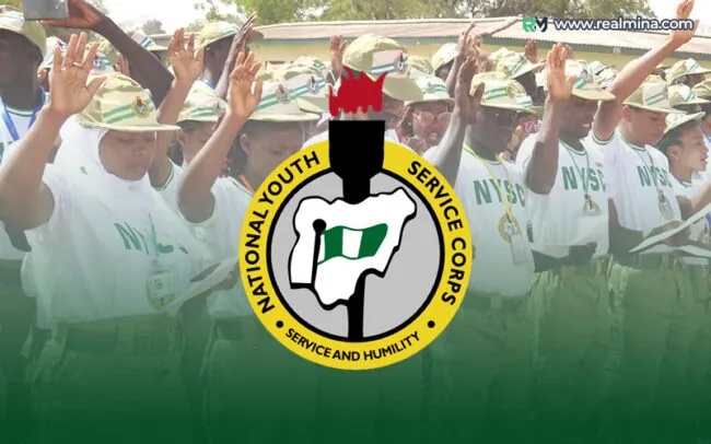 NYSC prospective corps members during orientation camp in Nigeria.