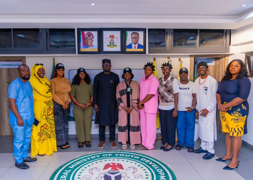 Student leaders meet with the Minister of Youth Development to discuss youth inclusion and leadership opportunities.