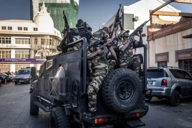 Madagascar army commander Colonel Michael Randrianirina announces military takeover after President Andry Rajoelina’s impeachment.