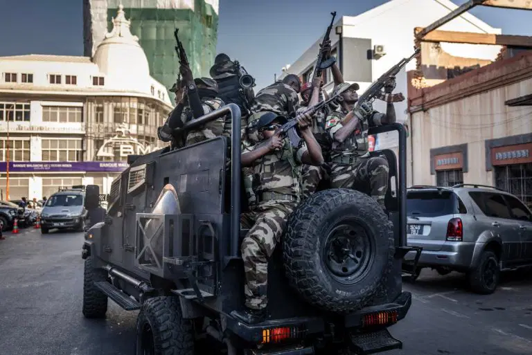Madagascar army commander Colonel Michael Randrianirina announces military takeover after President Andry Rajoelina’s impeachment.
