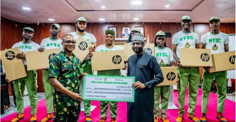 NITDA Rewards NYSC Digital Literacy Champions with ₦3.5m, Laptops