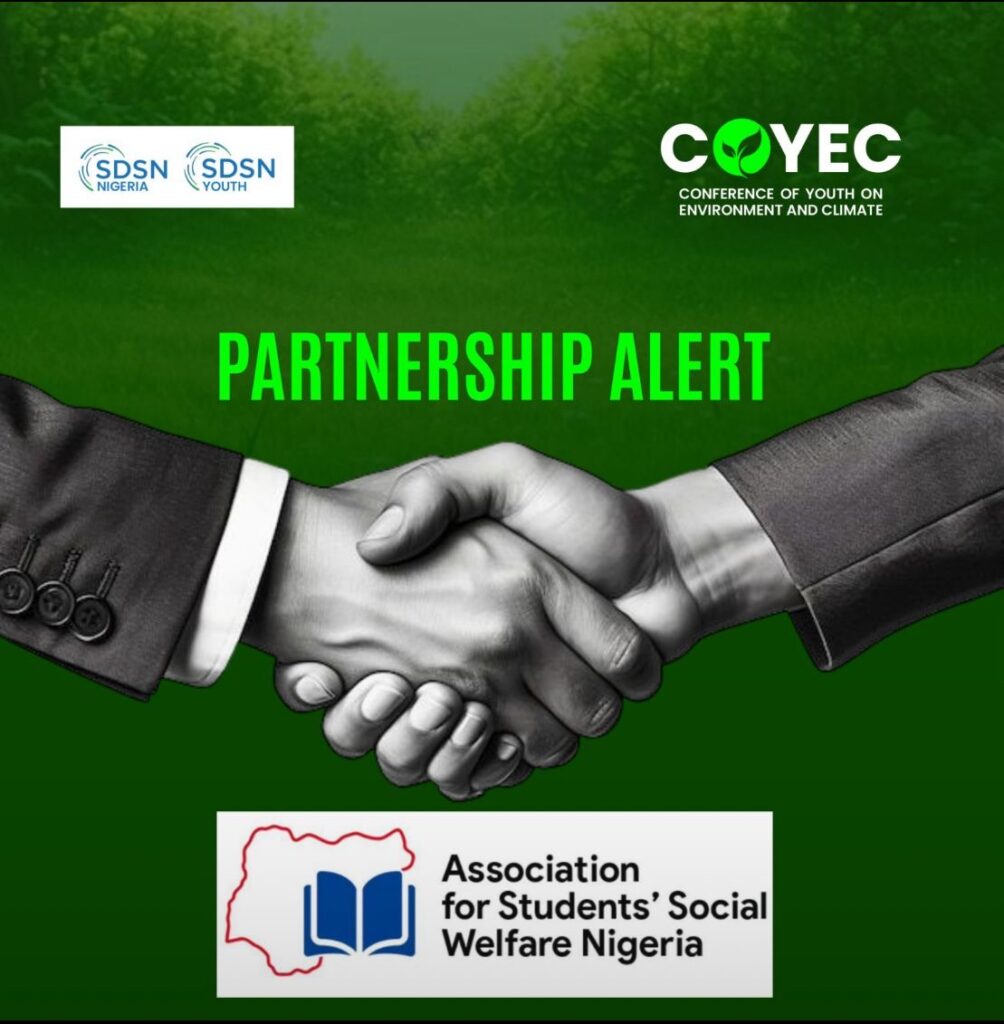 ASSW, SDSN Youth Nigeria to Co-Host COYEC 2026 in Abuja