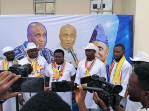 NYCN Deputy President Amb. Innocent Nduanya and youth leaders during the NYCN Thanksgiving Service in Port Harcourt on June 28, 2026.